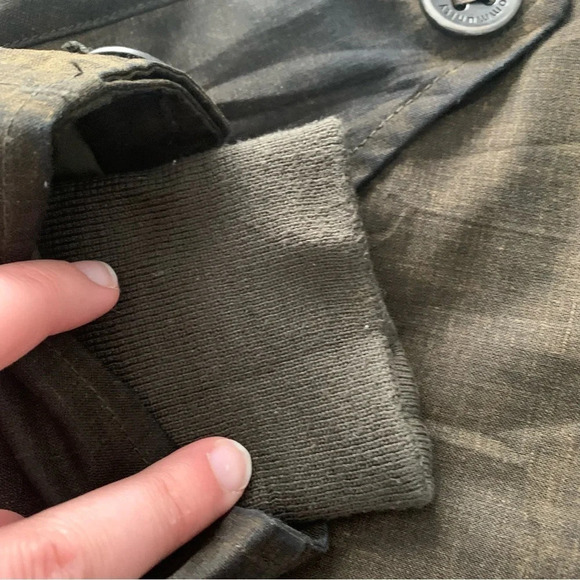 Aritzia Community Parka Jacket Coat Ski Duck Down hemp Recycled Green Small XS - Picture 12 of 16